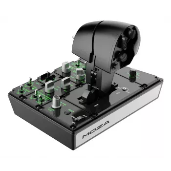 Painel de acelerador Moza Racing MTP, Preto, Metal, 15 Bit, 277 mm, 194 mm, 216 mm