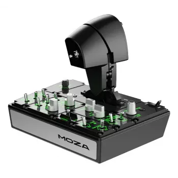 Painel de acelerador Moza Racing MTP, Preto, Metal, 15 Bit, 277 mm, 194 mm, 216 mm