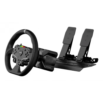 Volante e pedais Moza Racing R3 para PC, volante + pedais, PC, D-Pad, botão de menu, botão de modo, botão de pausa/configuração, botão de início, Digital, Ilimitado, Direct Drive