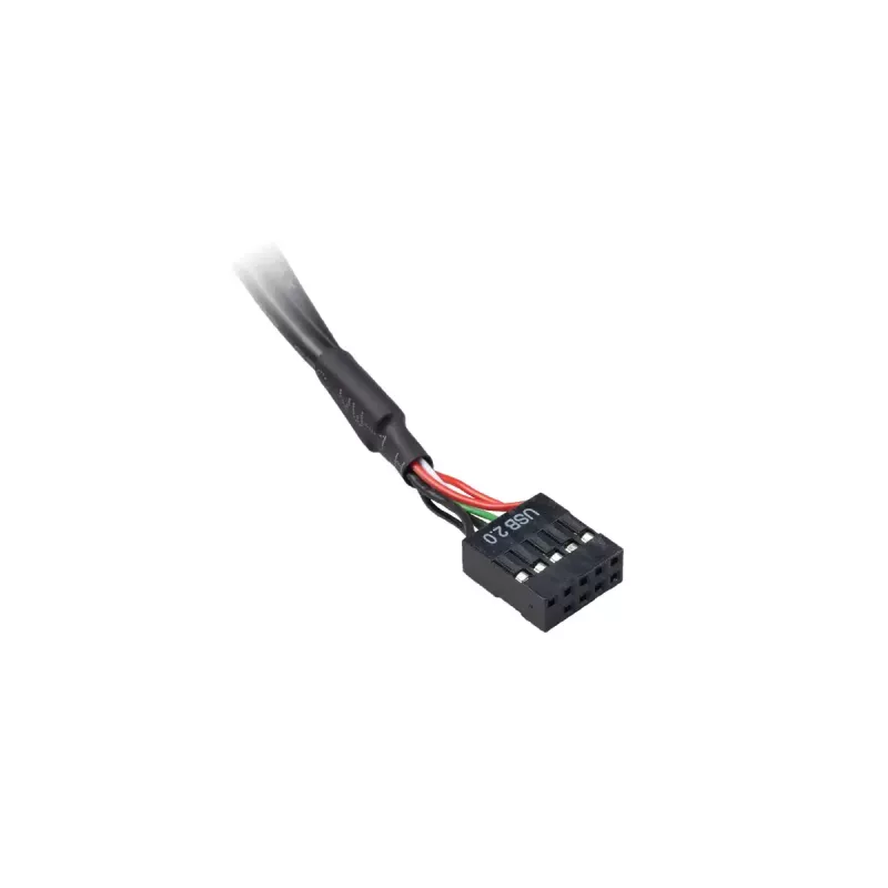 Akasa AK-CBUB53-40BK cabo adaptador de USB 3.0/2.0 interno para USB-C externo e 2x USB 2.0 Tipo A, 40 cm, preto