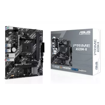 Placa-mãe ASUS PRIME A520M-R, AMD A520, Socket AM4, micro ATX