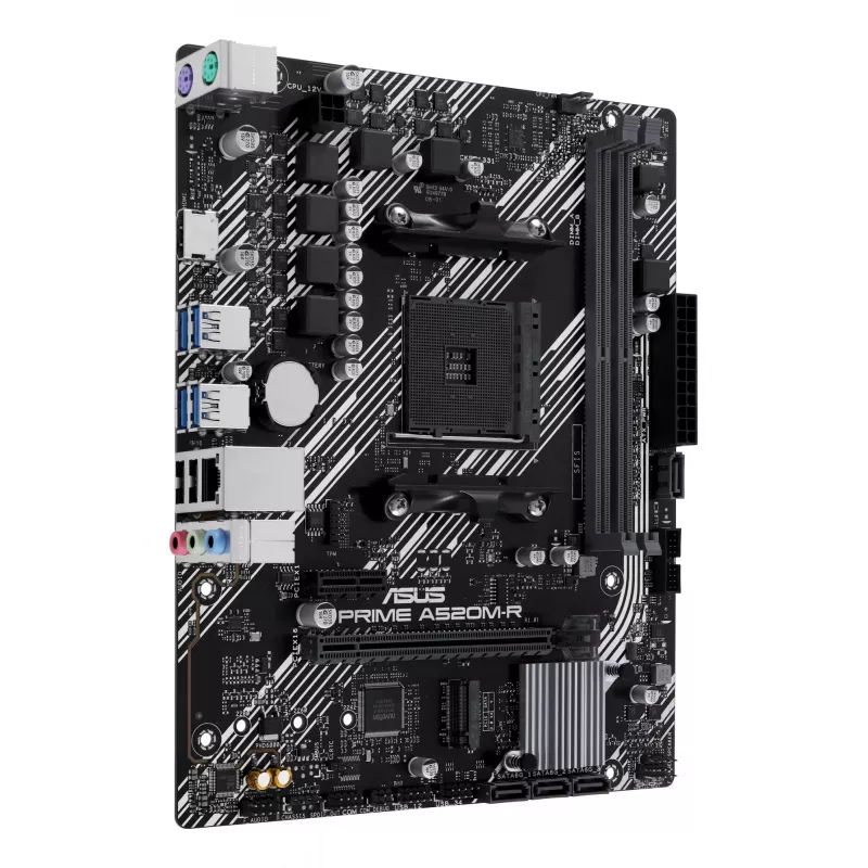 Placa-mãe ASUS PRIME A520M-R, AMD A520, Socket AM4, micro ATX