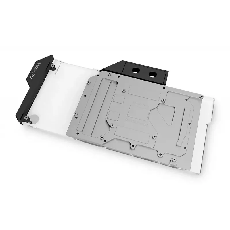 Bloco de água EK Water Blocks Acrílico Cobre Preto Níquel Transparente