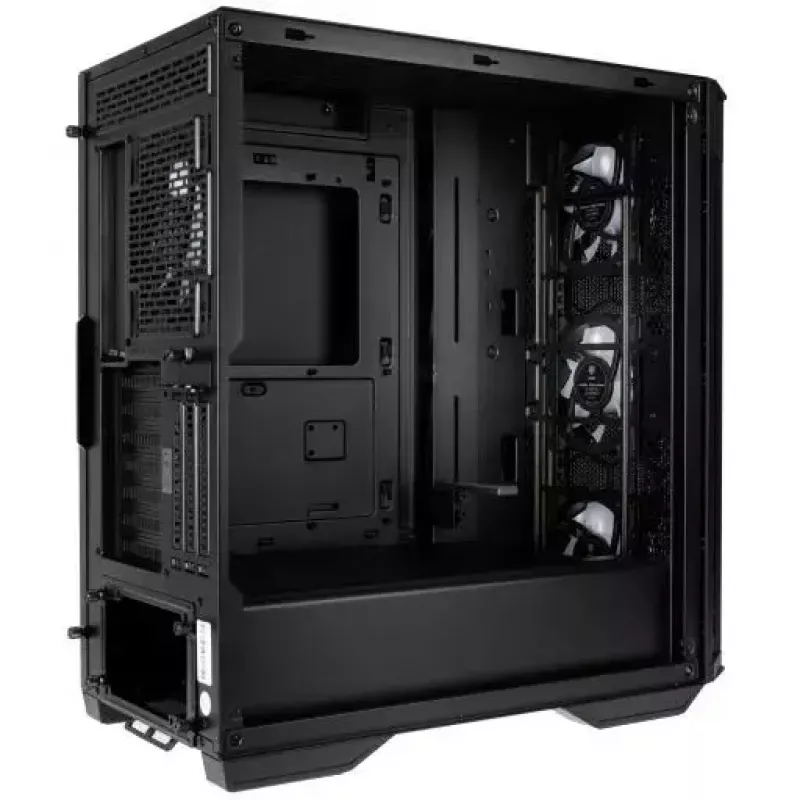 Caixa de PC Kolink Observatory Z Mesh Midi Tower — ATX, 3x120mm à frente, 1x120mm atrás, 245×465×495 mm, preto