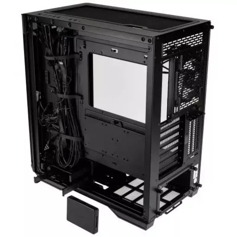 Caixa de PC Kolink Observatory Z Mesh Midi Tower — ATX, 3x120mm à frente, 1x120mm atrás, 245×465×495 mm, preto