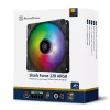 SilverStone Shark Force SST-SF120B-ARGB ventoinha de caixa de 120 mm, ARGB, preta