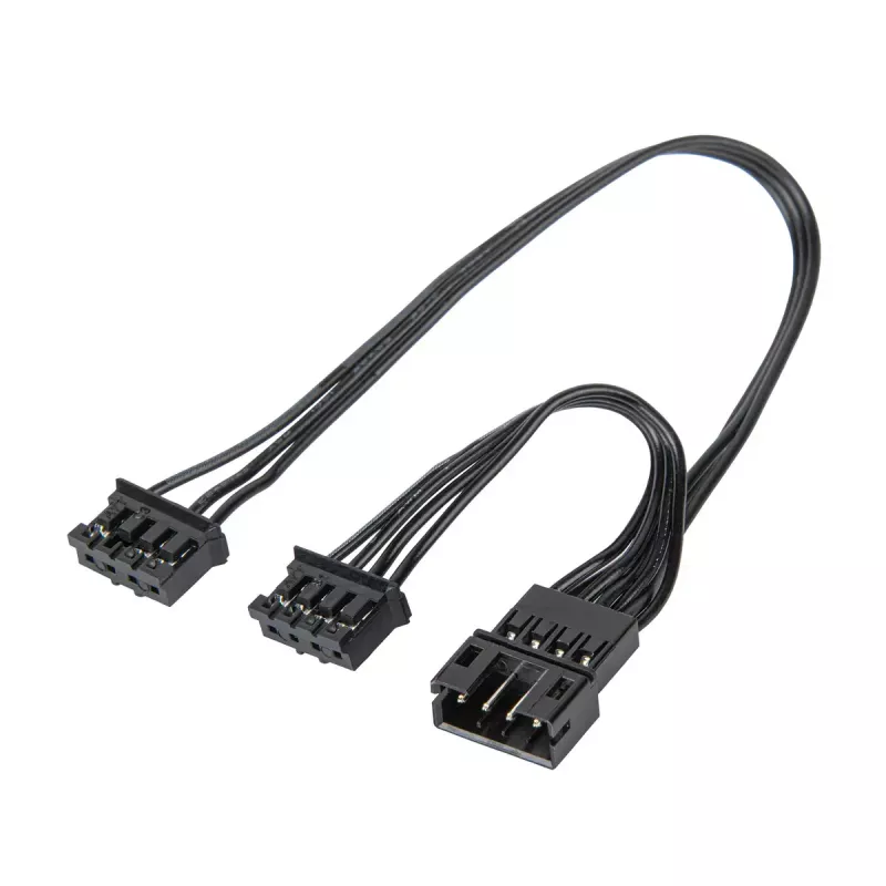 SilverStone Shark Force SST-SF120B-ARGB ventoinha de caixa de 120 mm, ARGB, preta
