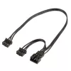 SilverStone Shark Force SST-SF120B-ARGB ventoinha de caixa de 120 mm, ARGB, preta