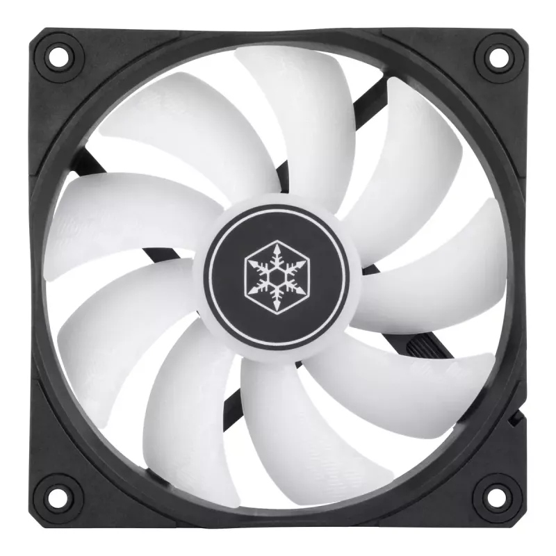 SilverStone Shark Force SST-SF120B-ARGB ventoinha de caixa de 120 mm, ARGB, preta