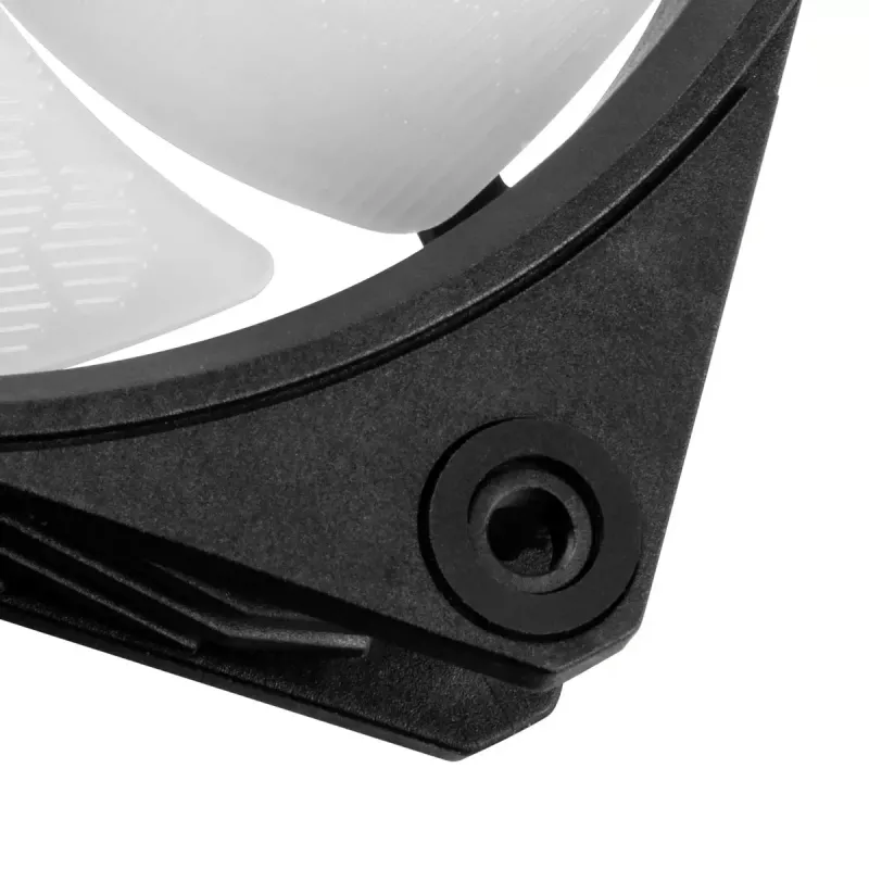 SilverStone Shark Force SST-SF120B-ARGB ventoinha de caixa de 120 mm, ARGB, preta