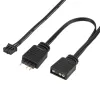 SilverStone Shark Force SST-SF120B-ARGB ventoinha de caixa de 120 mm, ARGB, preta