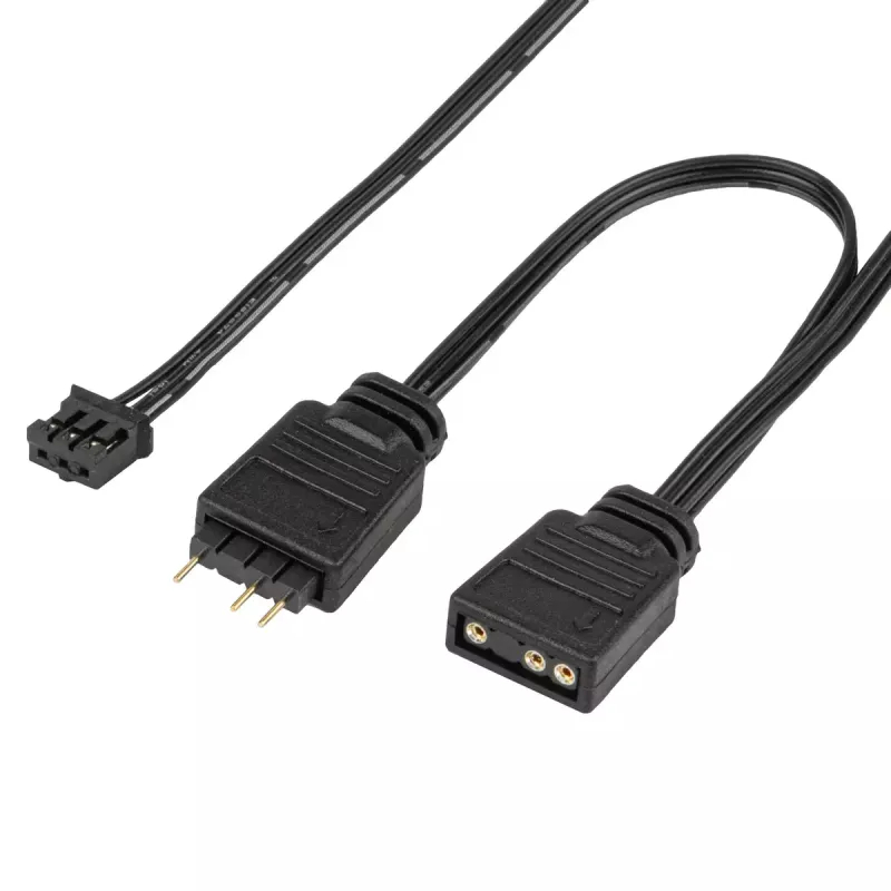 SilverStone Shark Force SST-SF120B-ARGB ventoinha de caixa de 120 mm, ARGB, preta
