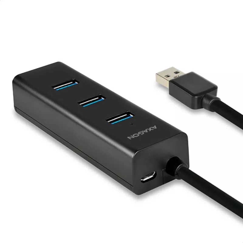 Axagon HUE-S2BP hub de carregamento 4x USB 3.0 com cabo de 1,2 m incl. fonte de alimentação