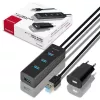 Axagon HUE-S2BP hub de carregamento 4x USB 3.0 com cabo de 1,2 m incl. fonte de alimentação