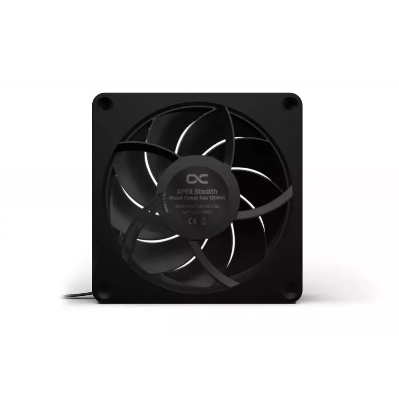 Ventoinha Alphacool Apex Stealth Metal 12 cm Preto 400-3000 U/min 30-49.9 dB