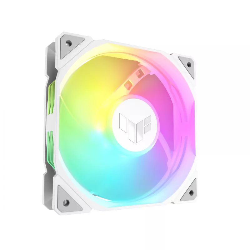 Arrefecedor de ar para caixa de computador ASUS TUF GAMING TR120 ARGB REVERSE 3IN1 branco 12 cm