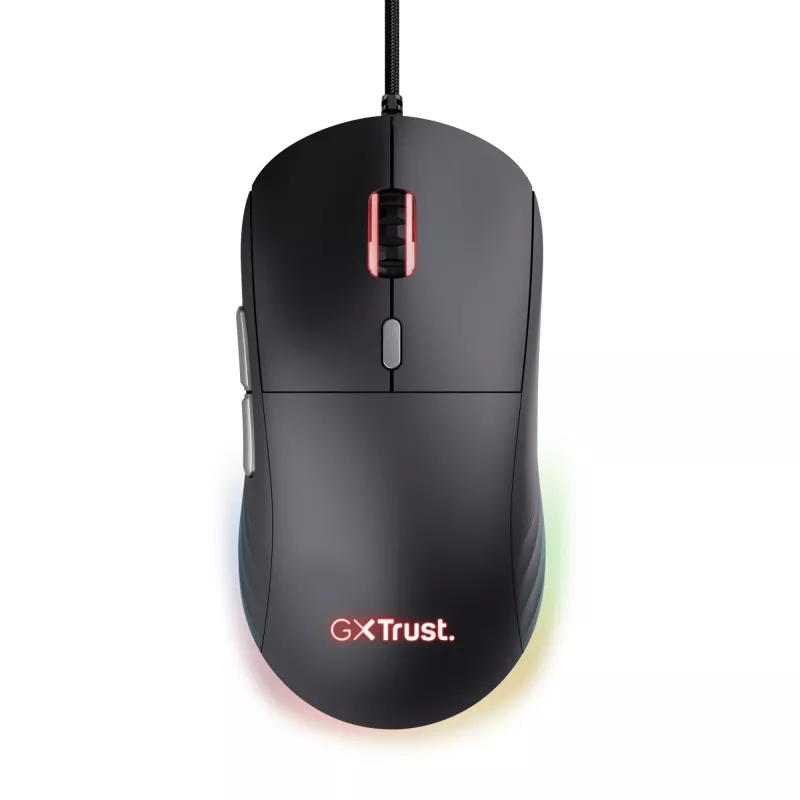 Rato gaming Trust GXT 925 REDEX II para destro USB Type-A laser 10000 DPI