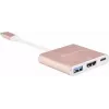 Adaptador de vídeo USB-C para HDMI SILVERSTONE EP08 (USB-C 3.1, HDMI) rosa