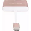 Adaptador de vídeo USB-C para HDMI SILVERSTONE EP08 (USB-C 3.1, HDMI) rosa