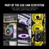 Kit inicial de ventoinhas CORSAIR Icue Link Lx140-r RGB 140mm PWM Reverse - branco