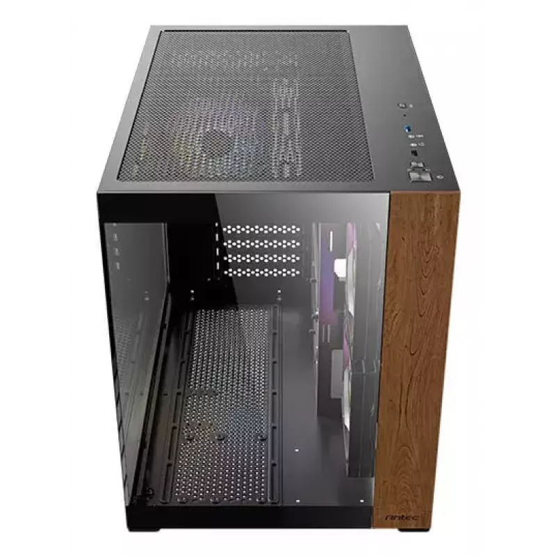 Caixa de PC Antec CX600M midi tower preta, madeira