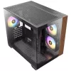 Caixa de PC Antec CX600M midi tower preta, madeira