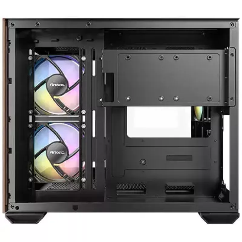 Caixa de PC Antec CX600M midi tower preta, madeira