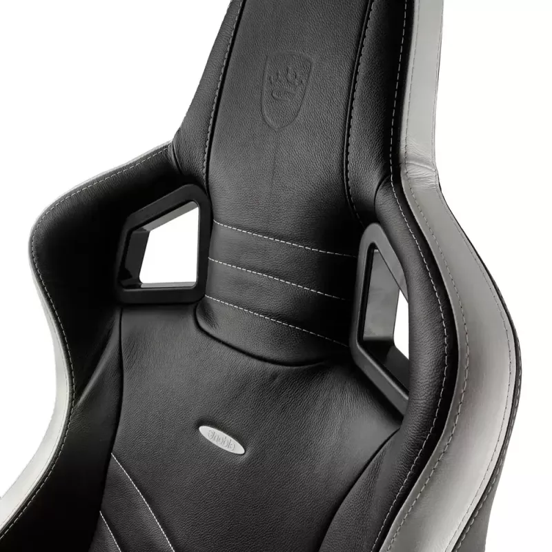 noblechairs EPIC Real Leather cadeira gaming NBL-RL-EPC-001, preta/branca/vermelha