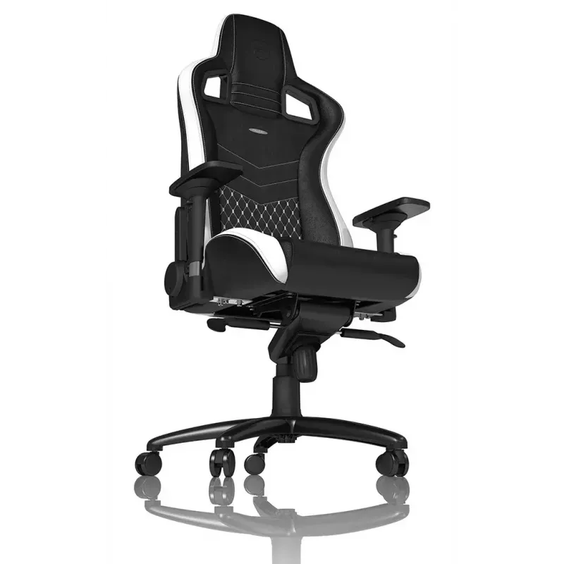 noblechairs EPIC Real Leather cadeira gaming NBL-RL-EPC-001, preta/branca/vermelha