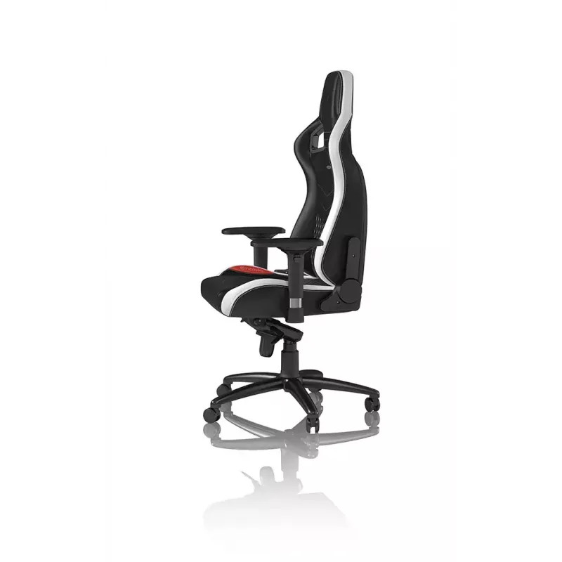 noblechairs EPIC Real Leather cadeira gaming NBL-RL-EPC-001, preta/branca/vermelha