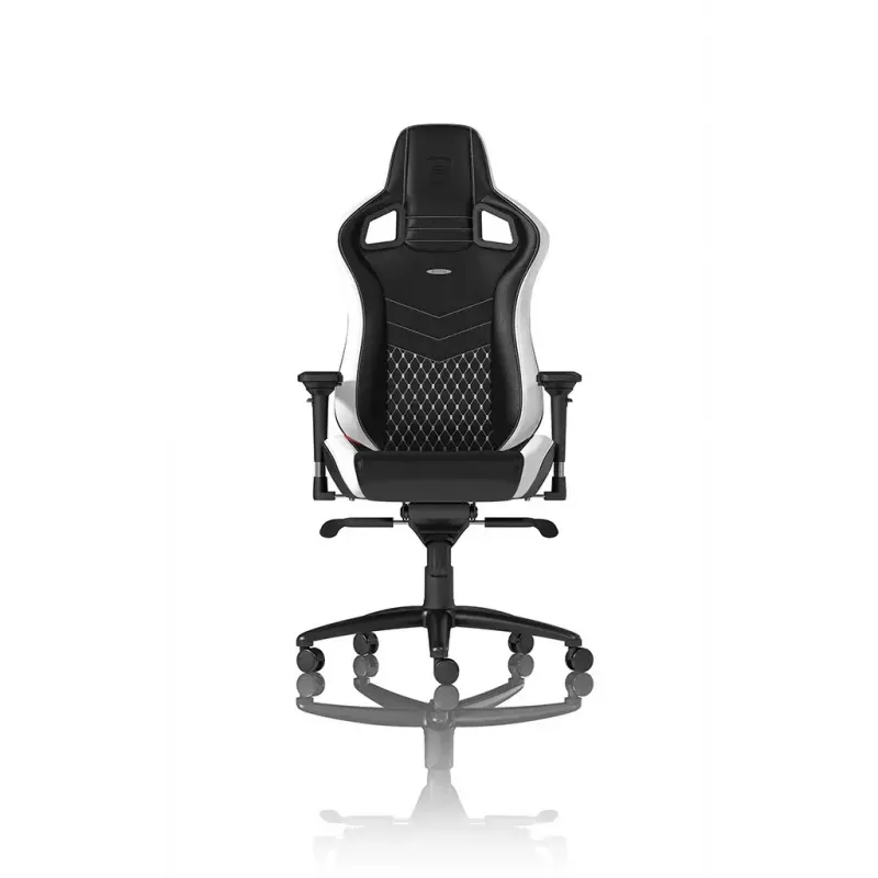 noblechairs EPIC Real Leather cadeira gaming NBL-RL-EPC-001, preta/branca/vermelha