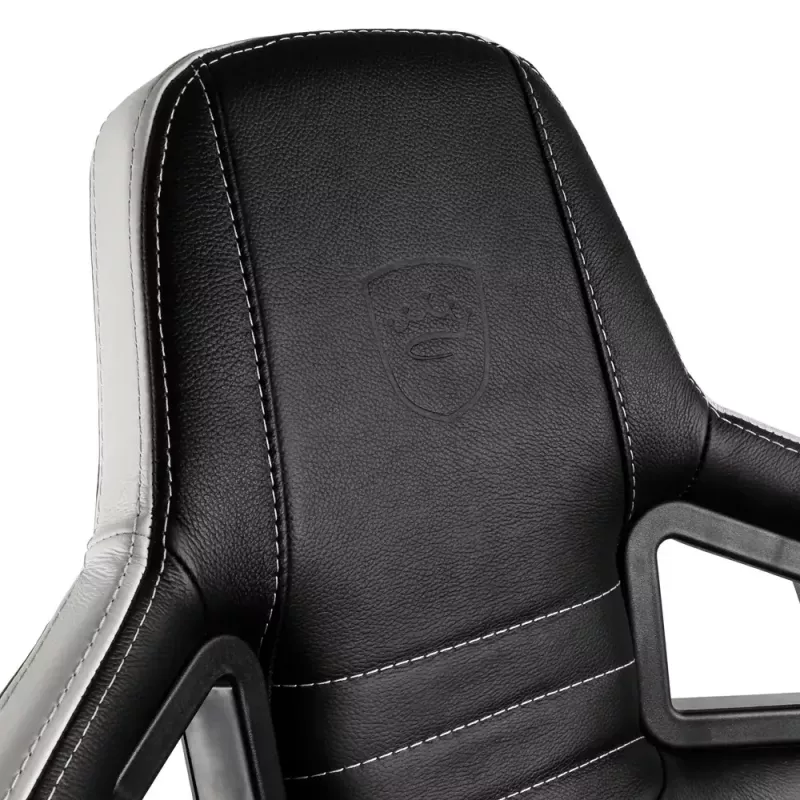 noblechairs EPIC Real Leather cadeira gaming NBL-RL-EPC-001, preta/branca/vermelha