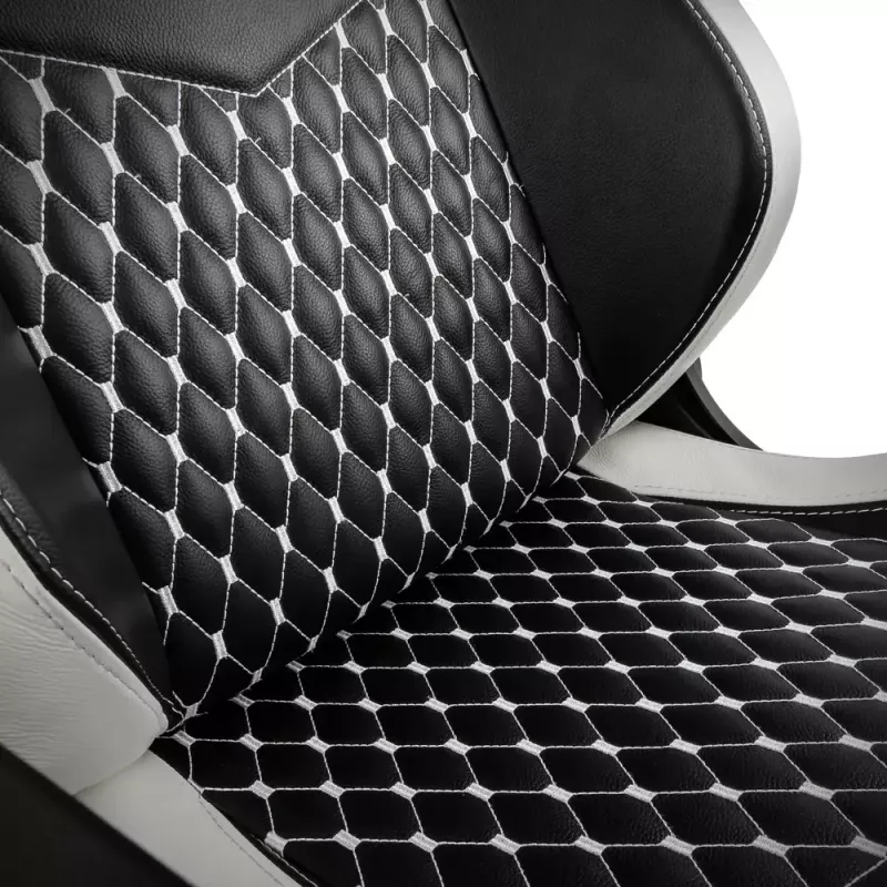 noblechairs EPIC Real Leather cadeira gaming NBL-RL-EPC-001, preta/branca/vermelha
