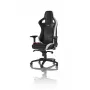 Cadeira gaming para PC noblechairs EPIC — assento acolchoado, capacidade máx. 120 kg, altura 131–141 cm, largura do assento 56 cm, rodas