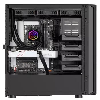 Caixa para PC Silverstone SETA D1 Midi Tower preto