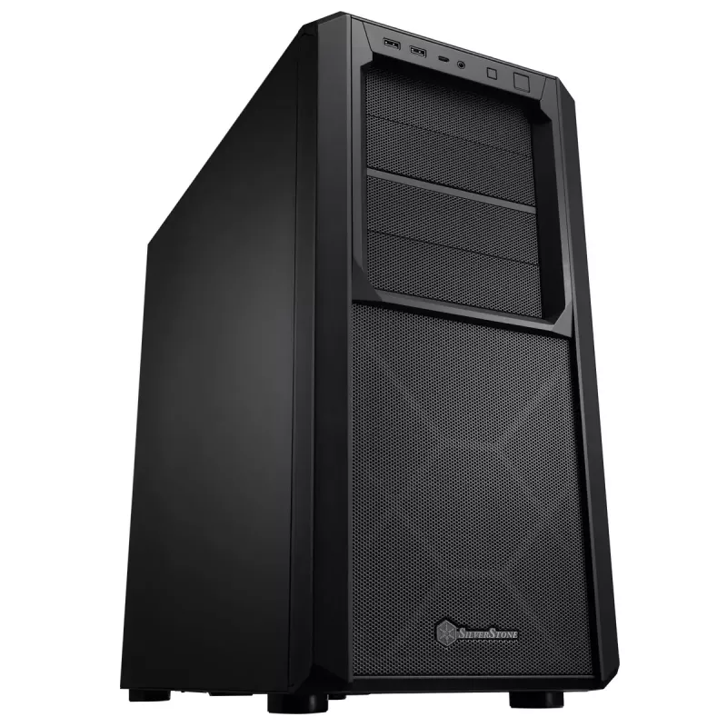 Caixa para PC Silverstone SETA D1 Midi Tower preto