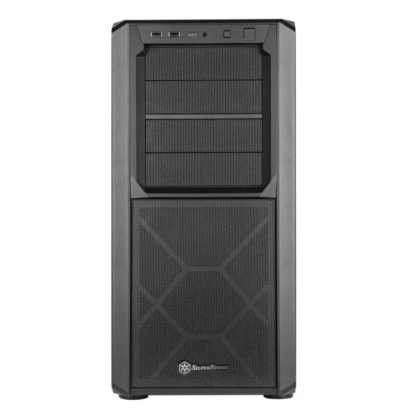 Caixa para PC Silverstone SETA D1 Midi Tower preto