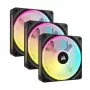 Kit inicial de ventoinhas CORSAIR Qx RGB Series Icue Link Qx120 RGB 120 mm com RGB magnético