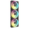 Kit inicial de ventoinhas CORSAIR Qx RGB Series Icue Link Qx120 RGB 120 mm com RGB magnético