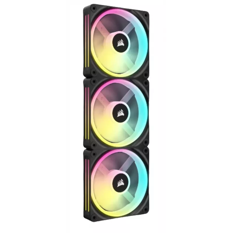 Kit inicial de ventoinhas CORSAIR Qx RGB Series Icue Link Qx120 RGB 120 mm com RGB magnético