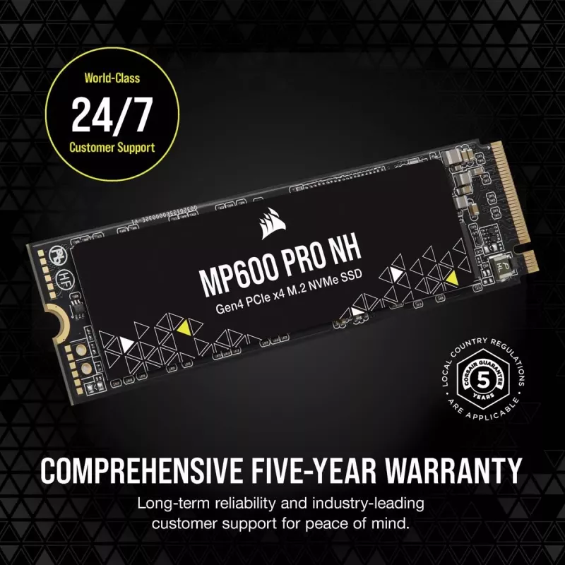 SSD CORSAIR - 1TB - MP600 Pro Nh PCI-E 4.0 (gen 4) x4 NVMe M.2