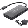 Hub InLine USB 3.2 Gen.1, USB-C para 2 portas USB-C e 3 portas USB-A, com fonte de alimentação