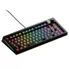 Glorious GMMK 3 Pro 75% teclado gaming barebone GLO-KB-GMMK3-PRO-75-BB-W-BLK-US, com fio, disposição ANSI US, preto