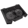 Base de refrigeração para portátil Kolink KL-N200 para portáteis até 39,6 cm (15,6 polegadas), 2 ventoinhas 140 mm, alimentação USB, preto