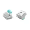 Interruptores de teclado GLORIOUS Lynx HE — conjunto de 36 peças em policarbonato, ciano, translúcido, compatível com GMMK 3 HE