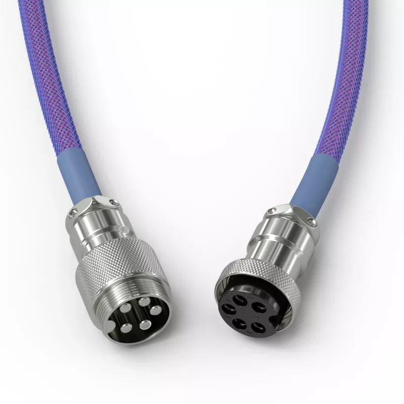 Cabo USB enrolado GLORIOUS GMMK Nebula 1,5 m RGB para teclados