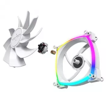 Ventoinha Montech RX120 PWM 12 cm 800-1600 RPM 27 dB branco