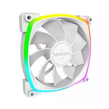 Ventoinha Montech RX120 PWM 12 cm 800-1600 RPM 27 dB branco