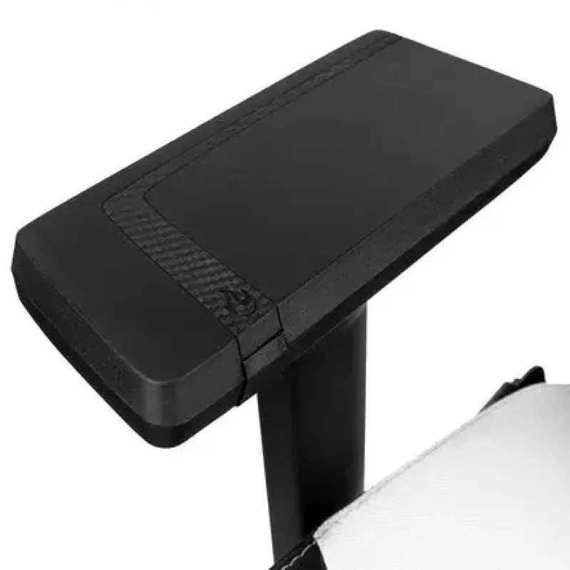Nitro Concepts X1000 NC-X1000-BW cadeira gaming, assento estofado, preta/branca (Radiant White)