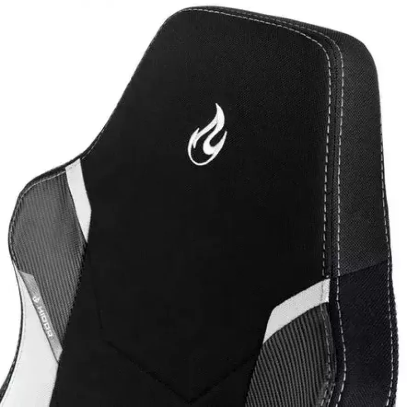 Nitro Concepts X1000 NC-X1000-BW cadeira gaming, assento estofado, preta/branca (Radiant White)